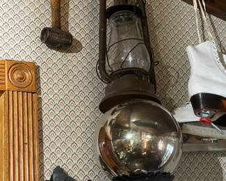 Wall & Ceiling Hanging Gadgets, Tools, & Assorted Antiques