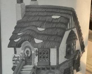 Large Dept.56 Christmas Village Collection Of Buildings, Figurines, & Accessories