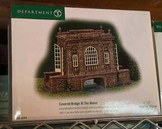 Large Dept.56 Christmas Village Collection Of Buildings, Figurines, & Accessories