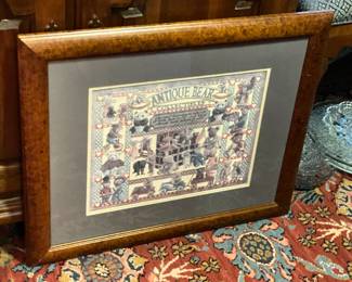 Antique Bears Framed Artwork