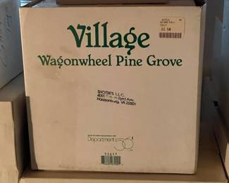 Large Dept.56 Christmas Village Collection Of Buildings, Figurines, & Accessories