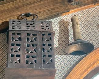 Wall & Ceiling Hanging Gadgets, Tools, & Assorted Antiques