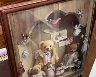 Teddy Bear Framed Artwork
