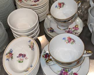 Floral Tea Cup Set