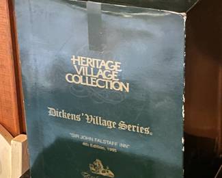 Large Dept.56 Christmas Village Collection Of Buildings, Figurines, & Accessories