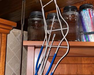 Hanging Kitchen Gadgets, Tools, & Assorted Antiques