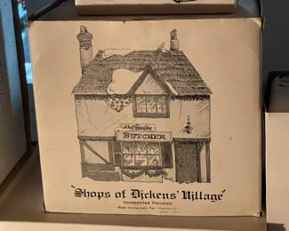 Large Dept.56 Christmas Village Collection Of Buildings, Figurines, & Accessories