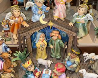 Large Multi-Piece Hummel Nativity Set W/ Boxes
