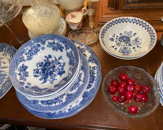 Blue & White Plates