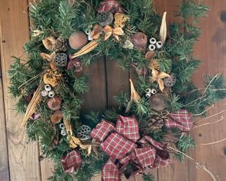 Dried Fruit Christmas Wreath