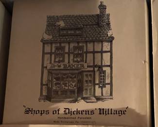 Large Dept.56 Christmas Village Collection Of Buildings, Figurines, & Accessories