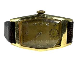 14kt Yellow Gold Vintage Manual Wrist Watch