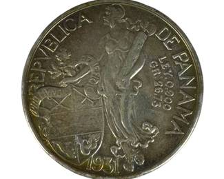 1931Panamaian Coin
