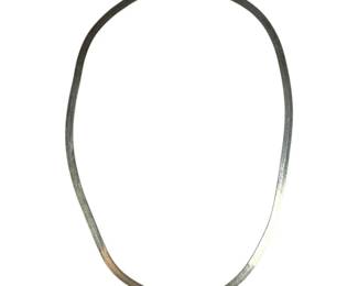 Sterling Silver 18pt25in Herringbone Chain