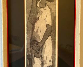Etching by Jack Bilander