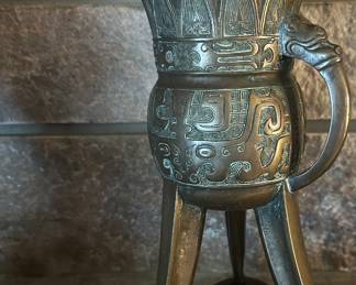 20thC Chinese wine vessel