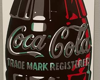 Vintage porcelain Coca-Cola sign