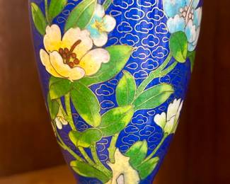 Small cloisonné vase