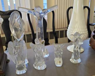 Val St. Lambert Crystal Figurines