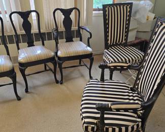 Vintage Wooden Dining Room Chairs