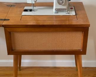 MCM Kenmore Sewing Machine and Table
