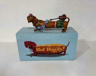 Westland Giftware Hot Diggity Weiner Daschund Figurines