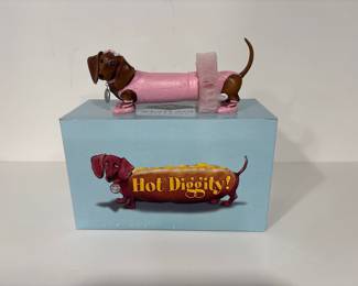Westland Giftware Hot Diggity Weiner Daschund Figurines