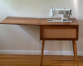 MCM Kenmore Sewing Machine and Table