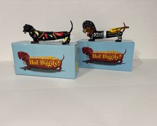 Westland Giftware Hot Diggity Weiner Daschund Figurines