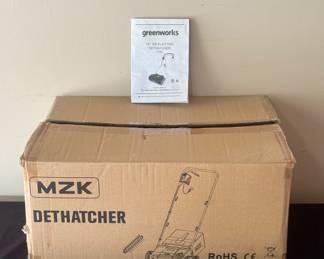 Greenworks 14" Electric Dethatcher (Never Used)
