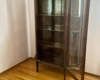 Antique Curio Display Cabinet