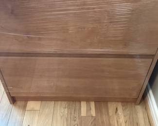 Wood to drawer lateral file cabinet