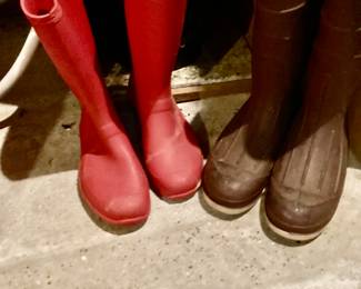 Rubber boots