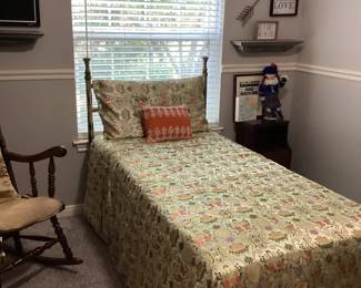 Brass twin headboard