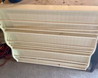 Book/ plate shelf