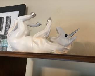 Unicorn wine bottle holder
