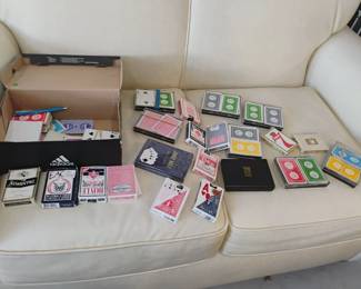 Lots of playing cards $2 double pack $1 single pack
