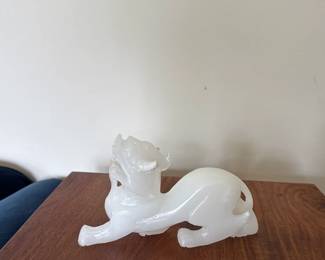 White Jade Tian Lu/Pi Xiu statue