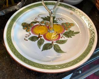 Stangl Apple Delight 10" Round Serving Plate