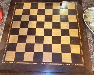 Wooden chess / checker board