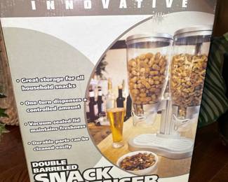 Innovative Double Barreled Snack Dispenser