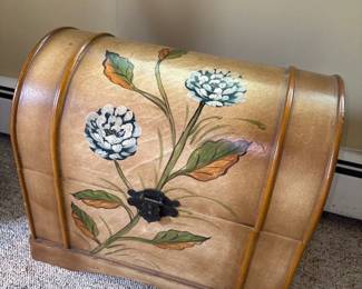 hand painted trunk