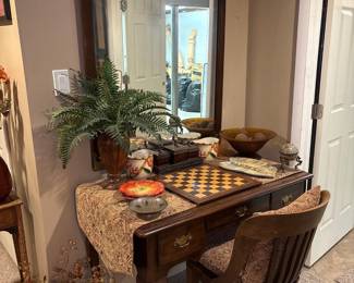 Mahogany Desk and Chair