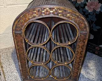 Rattan Wine Rack