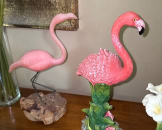 flamingo figurines