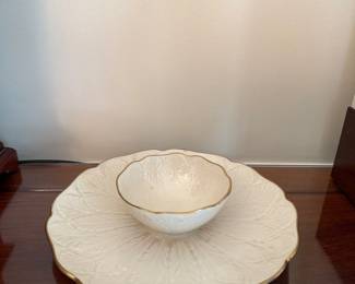 Lenox Greenfield Collection Chip and Dip Platter