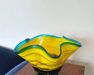 Murano Glass fazzoletto vase or bowl
