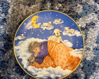 Sleep Baby Sleep Collector Plate by Gerda Neubacher