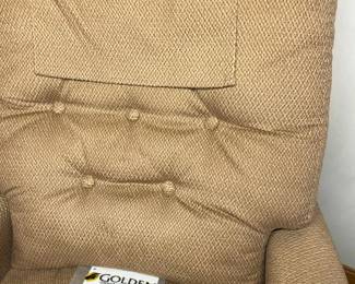 140 Golden Medium Power Lift Recliner Upholstery Detailmin