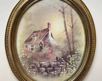 140 Syroco Vintage Home Interiors Woodland Cottage Printmin